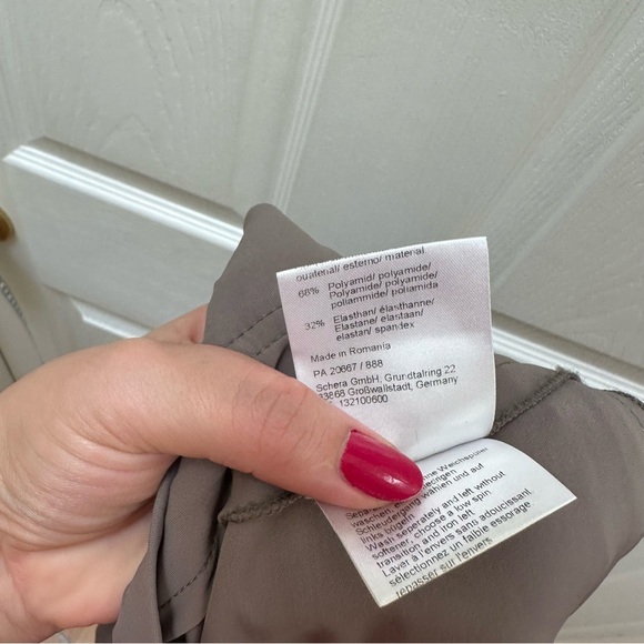 Raffaello Rossi candy 7/8 pants tan brown athletic joggers sweatpants 40 - Picture 6 of 8